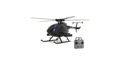 Helicóptero Eachine E120 2.4G 4CH 6 eixos giroscópio fluxo óptico de comando RC RTF – Modo 2 (Acelerador à esquerda) com 2 baterias – Muito fácil de Pilotar. - Imagem1
